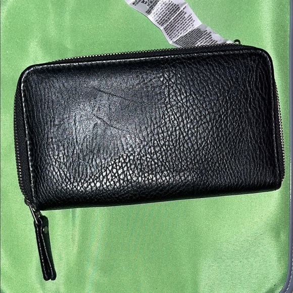 Vans ES Skatepark Floral Patterned Leather Zip Wallet - Picture 4 of 8